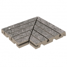 Links/Rechts Grill Winkel Opera Eisen rutschfest 33x33 (Set 2 Teile)