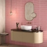 Baño con revestimiento Eleganza Beige 33,3x100