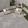 Exterior with Plus Rootlate Pearl Non-slip Pavement 60x60