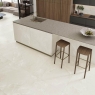 Cocina con Pavimento Scarlet Soft Ivory 100x100