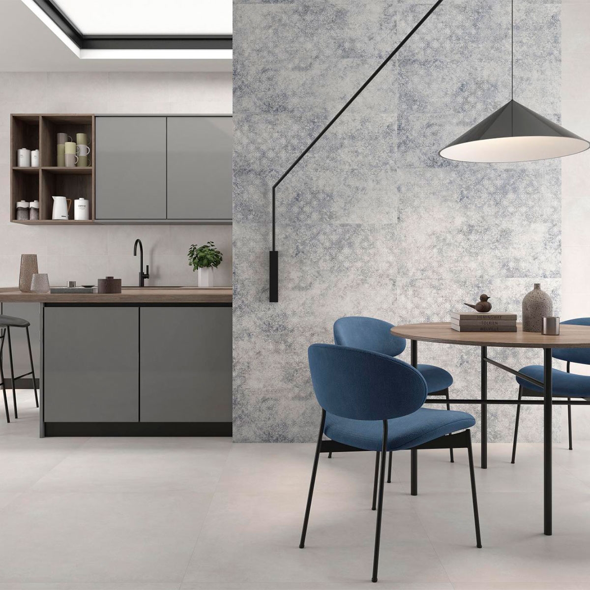 Interior with ES Omnia Neutral flooring 60x60