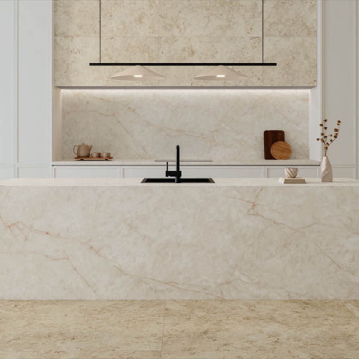 Cuisine avec revêtement naturel Serena 60x120