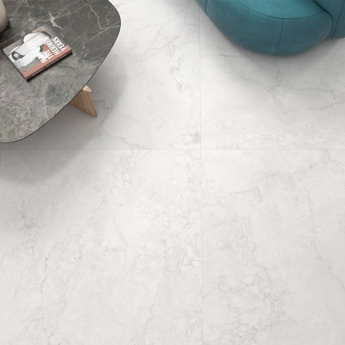 Intérieur avec sol Hermes White 60x120