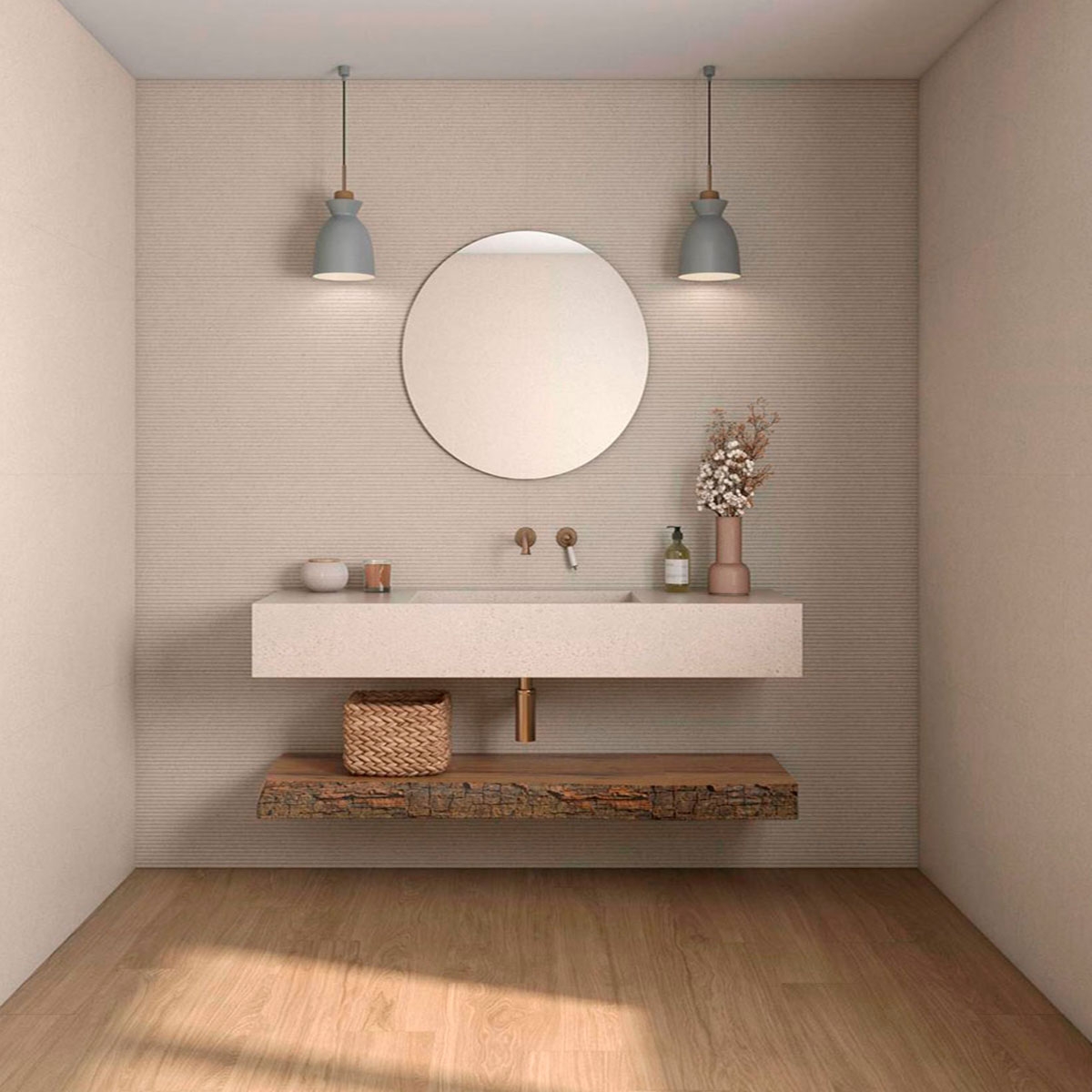 Intérieur avec sol Kalon Arce 20x120