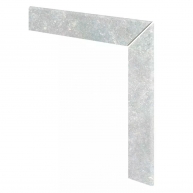 Ardenas Straight Mitered Stilt Pad Chrome 59.6x59.6 (Box 9 sets)