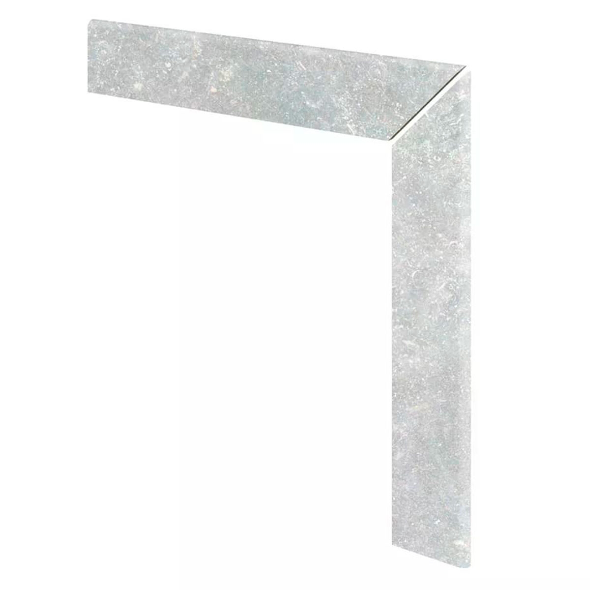 Ardenas gerader Gehrungs-Stelzenpolster Chrom 59,6x59,6 (Box 9 Sets)