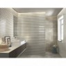 Serie 9522 Ceniza Relieve de Porcelanitedos - Azulejos de Baño grandes dimensiones