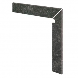 Mitered Stilt Pad ML Left/Right Ardenas Anthracite 59.6x59.6 (Box 9 sets)