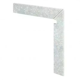 Stilt Pad Mitered ML Left/Right Ardenas Chrome 59.6x59.6 (Box 9 sets)