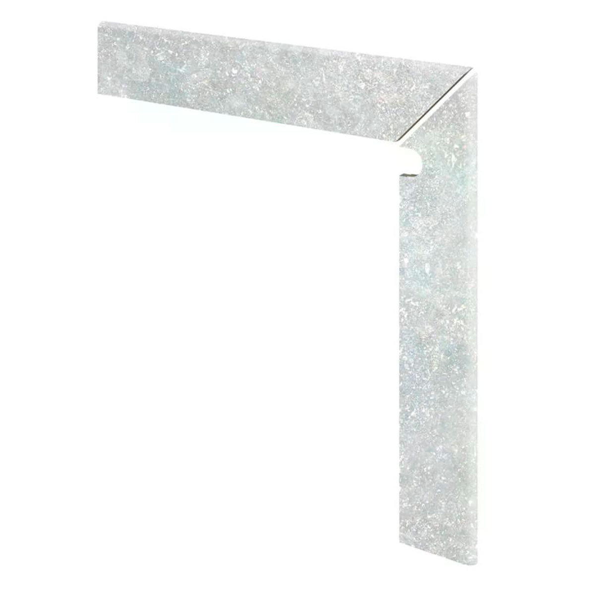 Stelzenpolster Gehrungs-ML Links/Rechts Ardenas Chrome 59,6x59,6 (Box 9 Sets)