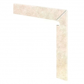 Pad à échasses en onglet ML Gauche/Droite Ardenas Ivory 59,6x59,6 (Box 9 sets)