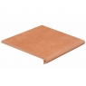 Peldaño Fiorentino Vega Rojo 33x33x3 (Caja 4 piezas)