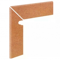 Fiorentino Left Mitered Stilt Pad Vega Red 32.8x32.8 (Box 12 sets)