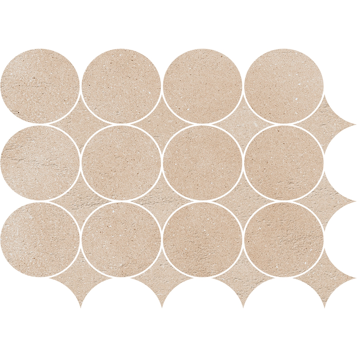 Mosaico Slow Calce Circolare 32,1X41,6 (Caja de 0,44 m2)
