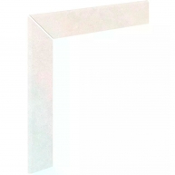 Zanquín Ingletado Recto Provenza Bianco 59.6x59.6 (Caja 9 sets)