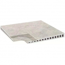 Provenza Grigio Antiderrapante com Ângulo Transbordante 31x31 (Caixa 1 peça)