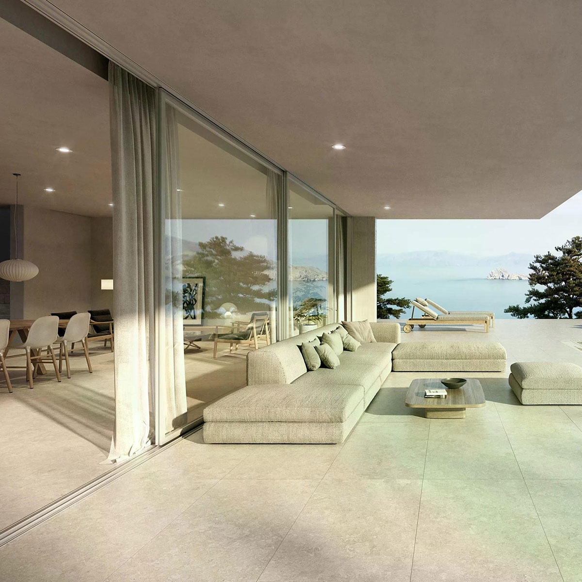 Intérieur avec sol antidérapant Bedford Sand 60x120