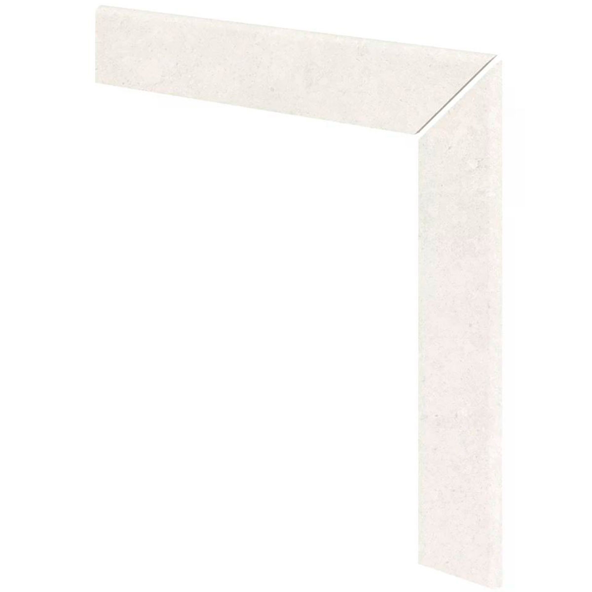 Bedford White gerade, gehrter rechter Stelzenpolster 59,6x59,6 (Box 9 Sets)