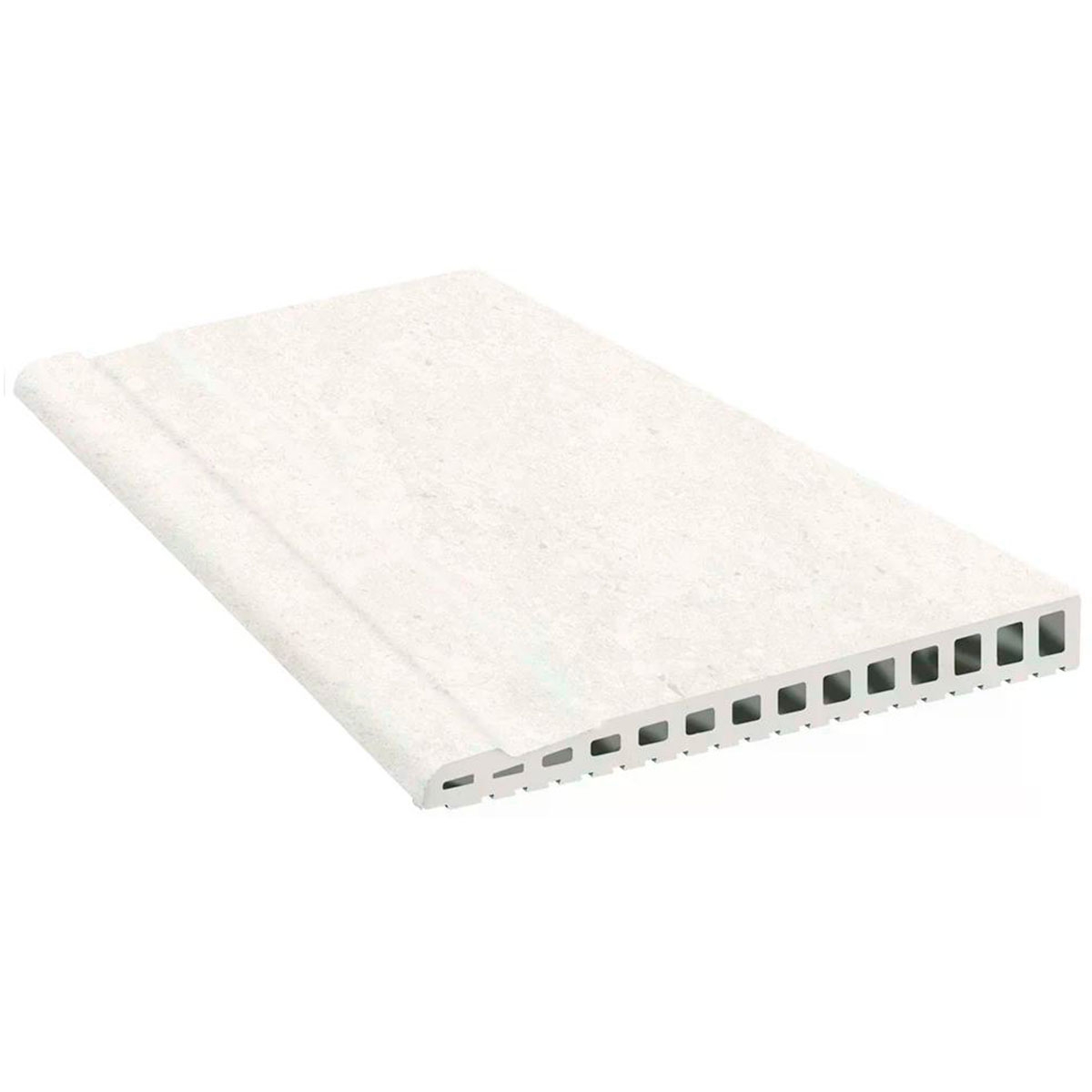 Bedford White Non-slip Overflow Edge 28x66.5 (Box 2 pieces)
