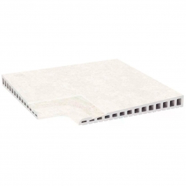 Foto de Ángulo Desbordante Bedford White Antideslizante 31x31 (Caja 1 pieza)