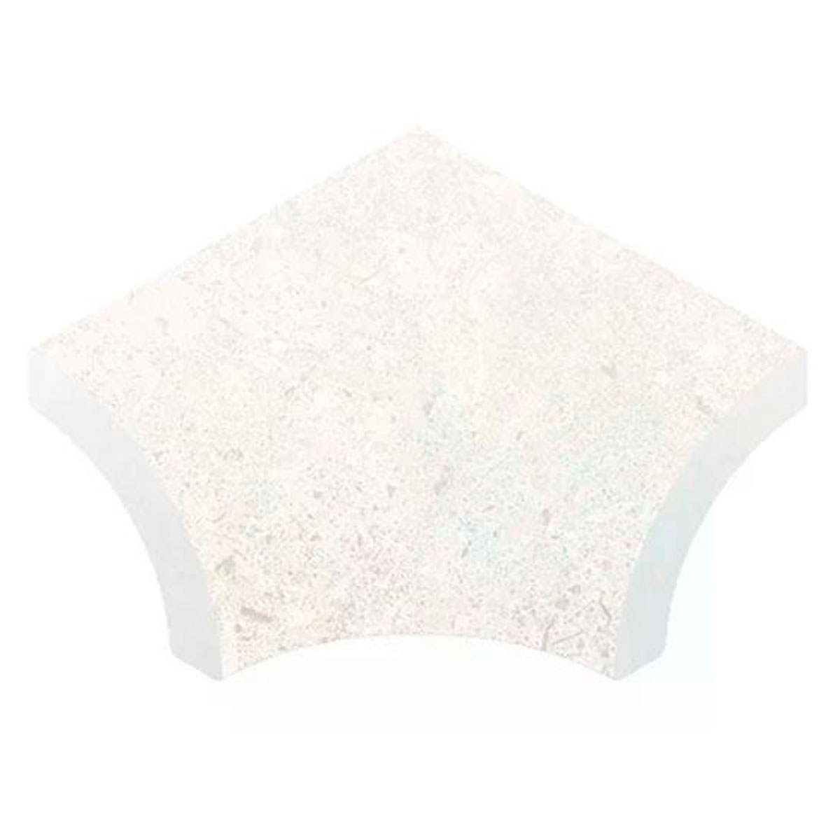 Eixo de Ângulo Médio 8 Bedford White 7.7x7.7x11 (Caixa 4 peças)