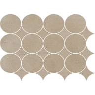 Mosaico Lento Sabbia Circolare 32,1X41,6 (Caixa de 0,44 m2)