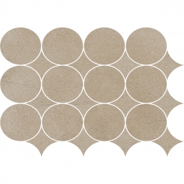 Slow Sabbia Circolare Mosaic 32.1X41.6 (Box of 0.44 m2)