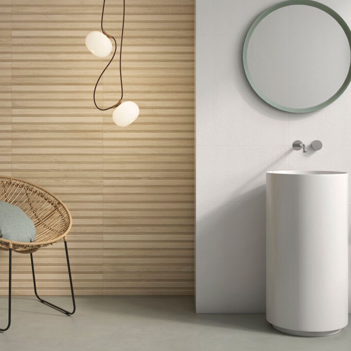 Interior with Zero Salvia flooring 60x120 (Box 1.44m2)