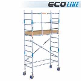 Tour d’échafaudage mobile Eco Light de 4,2 m de hauteur de travail