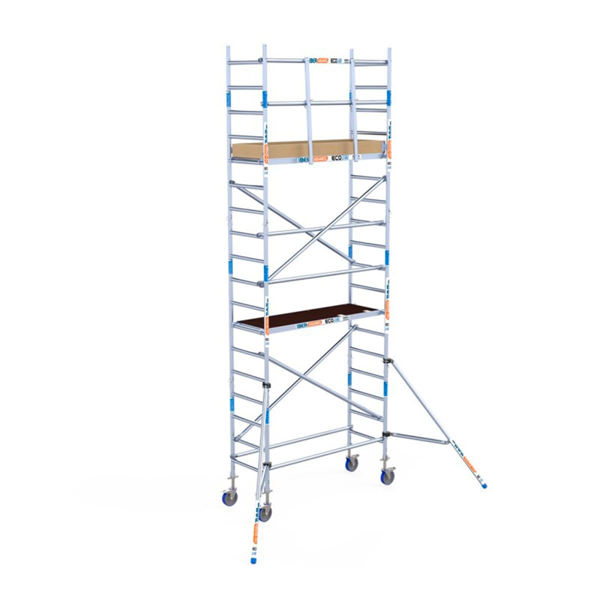 Torre de Andaimes Móveis Eco Light com 6,2 m de altura operacional