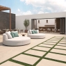 Exterior con Pavimento Adz Ardesia Bone Antideslizante 60x90