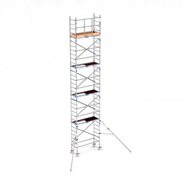 Tour d’échafaudage mobile Eco Light 75x190 - 10,20 m Hauteur de travail
