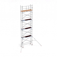 Torre de Andaimes Eco Light, altura de trabalho de 10,2 m