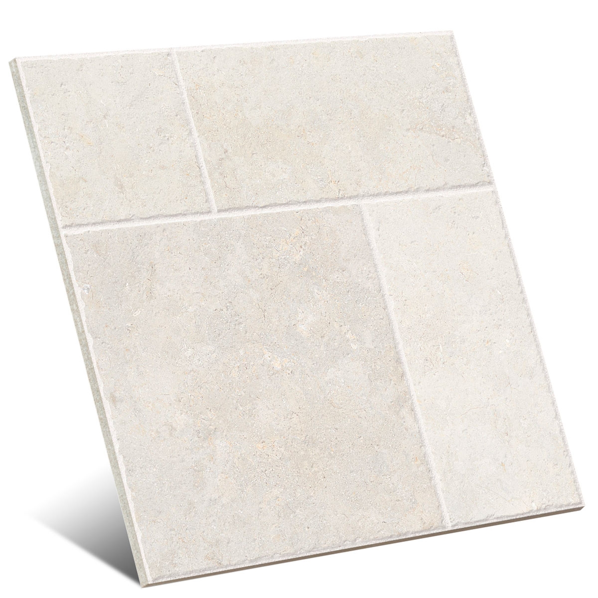 Montpellier White Anti-slip Relief 60x60 (Boîte 1,44 m2)