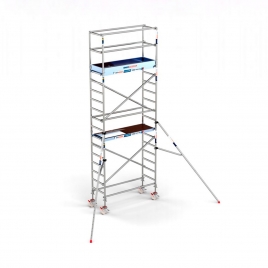 PRO Mobile Tower 75x190 cm Plattform und 6,20 m Arbeitshöhe