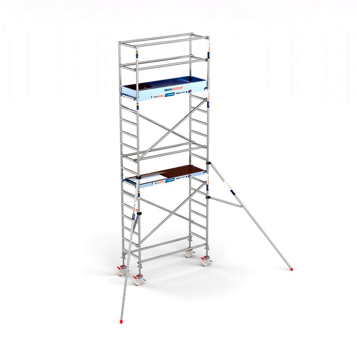 Plataforma da Torre Móvel PRO 75x190 cm e altura de trabalho de 6,20 m