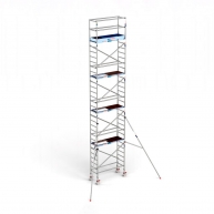 Torre Andamio 75 con estabilizador y rodapié de aluminio