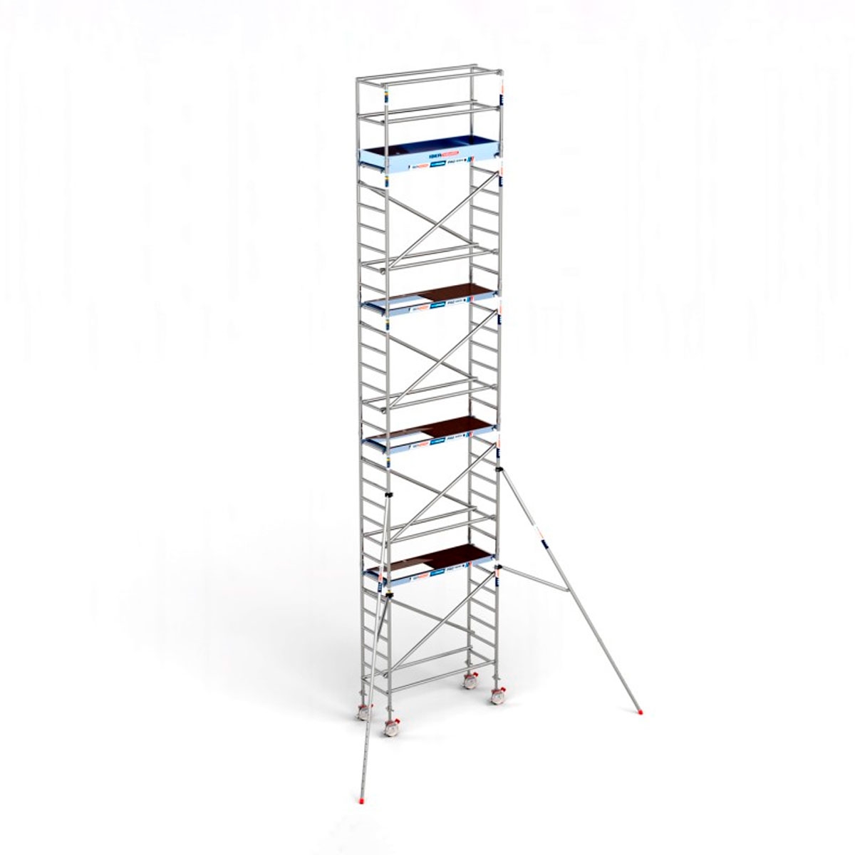 Gerüstturm 75 mit Stabilisator und Aluminiumsockel