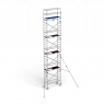 Scaffold Tower 75 with stabilizer and aluminum skirting board