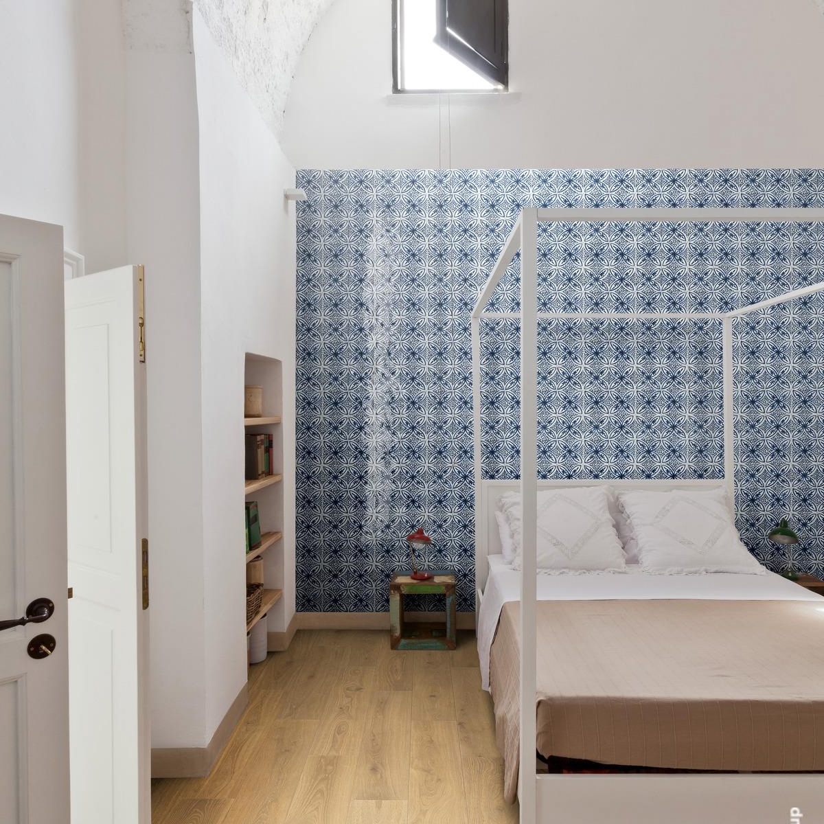 Interior with flooring Memoria Tappeto 3 Blu 15x15