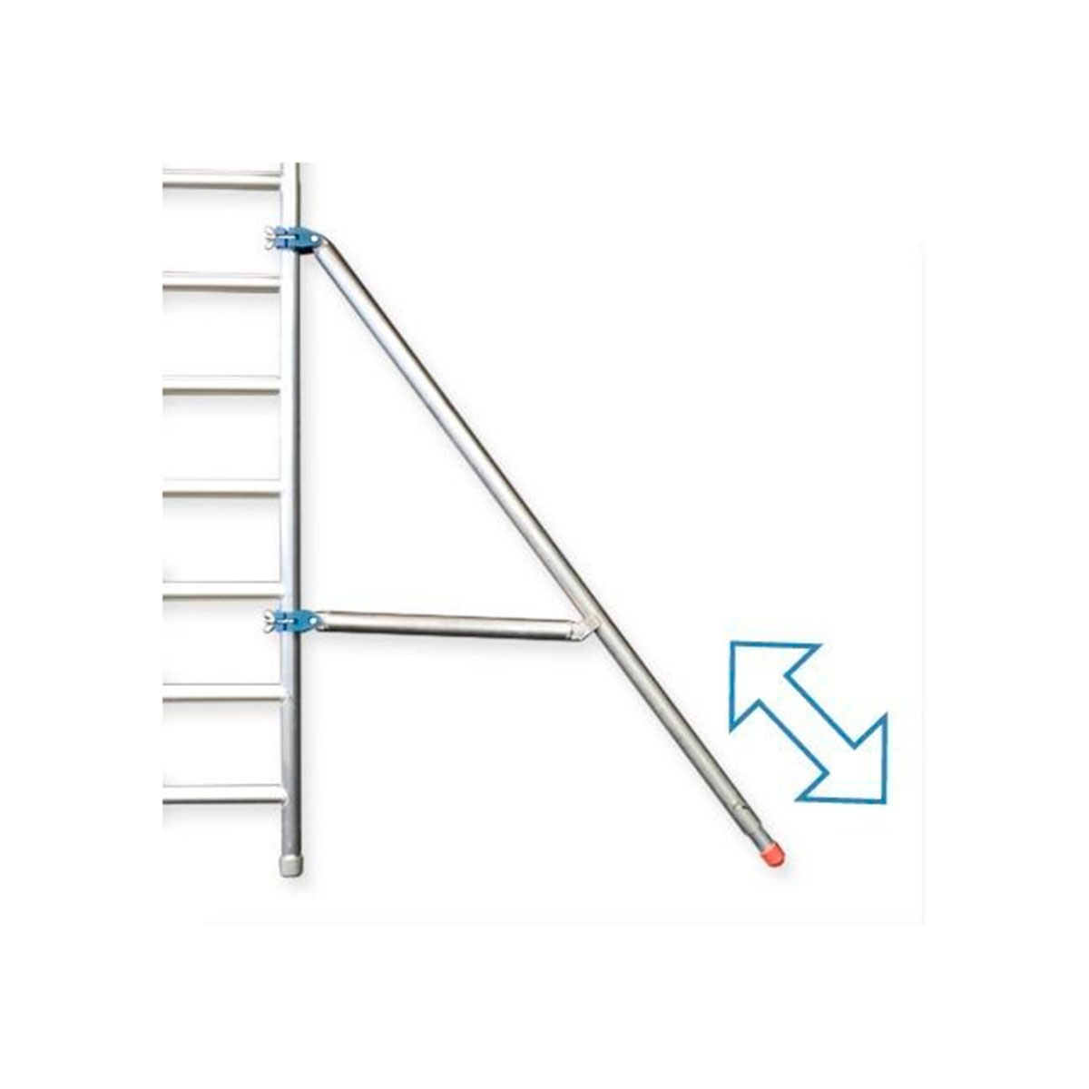 Estabilizador para Torre Móvil PRO 135x250 cm de plataforma y 12,20 m de altura de trabajo