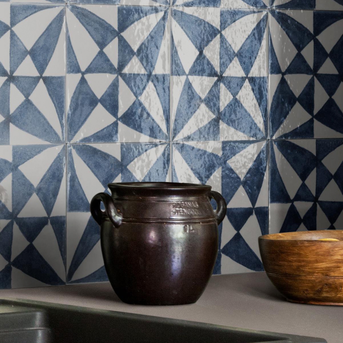 Tappeto 5 Blu Memory