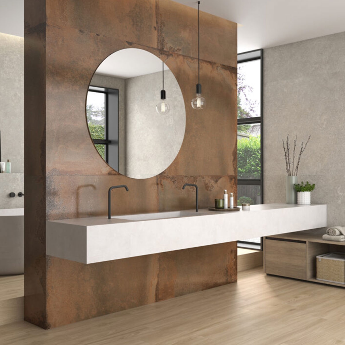 Roden Pearl Bathroom with Coating 120x120