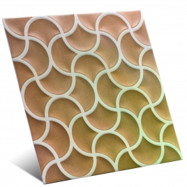 Bari Lattice Terra 33x33 (Boîte 0,89m2)