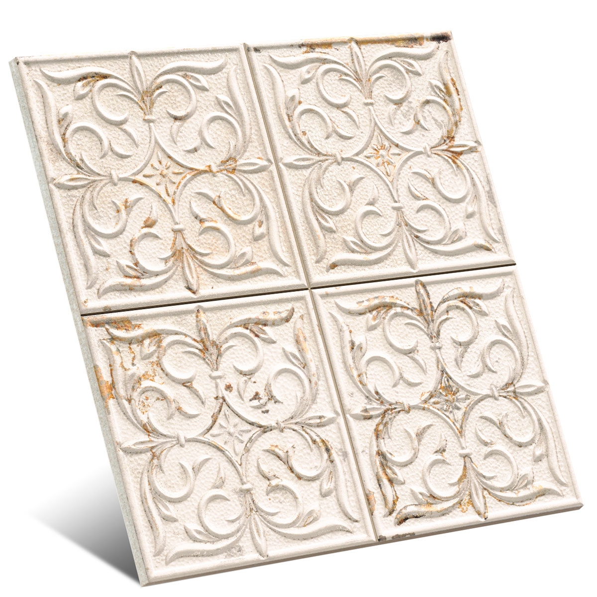 Antigua Lis White 33x33 (Box 1.00m2)