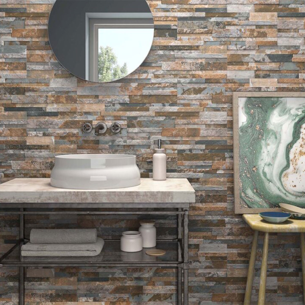 Interior con revestimiento Cross Magma 17x52