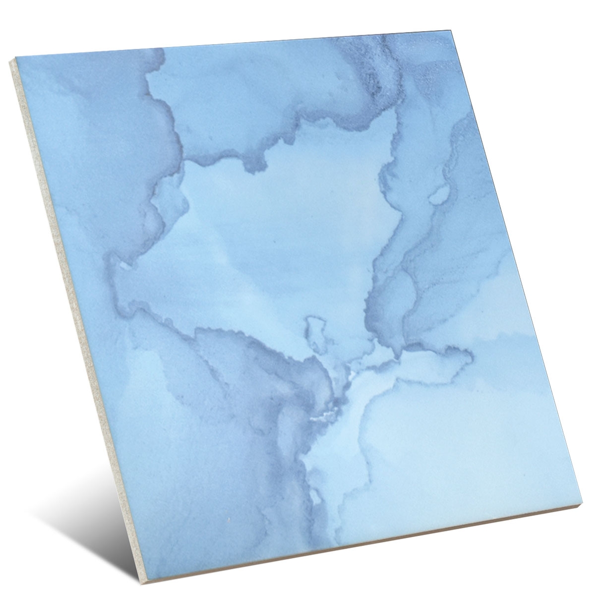 (Box 1,00m²) Aquarelle Turquoise 33x33