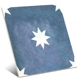 Star Navy Satin 44x44 (Box 1.37m2)