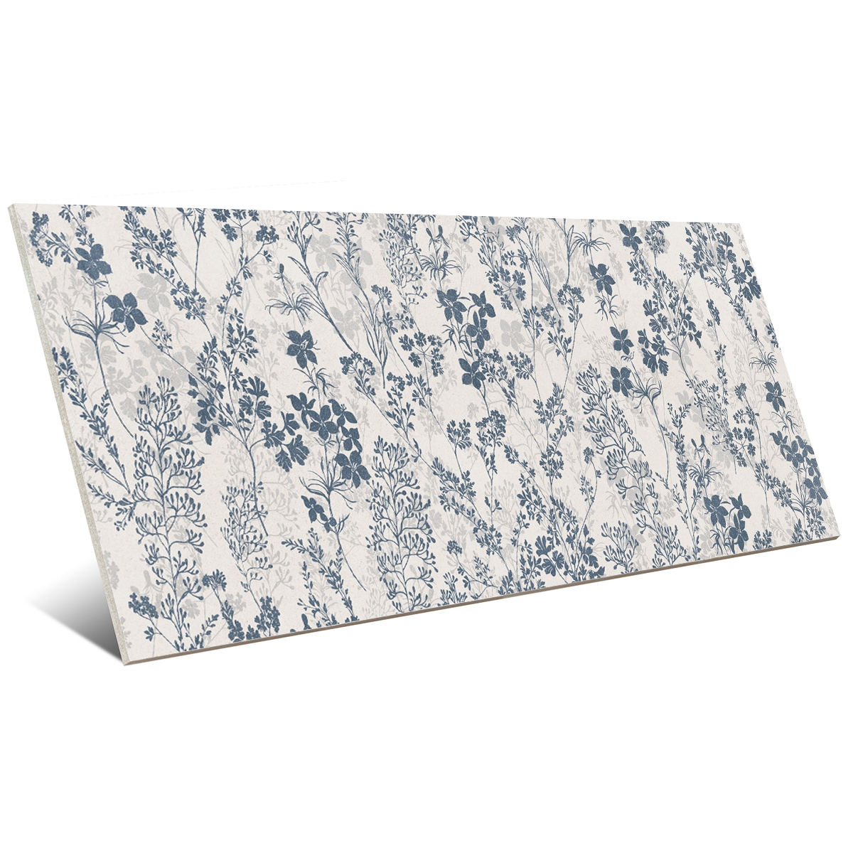 Cementum Wall Decoro Flowery Touch Freddo 40x120 (Box of 2.4 m2)