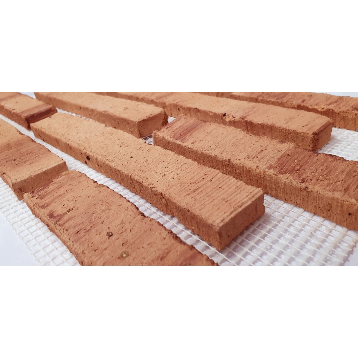 Plaquette rouge rustique vieillie de (m2) 0